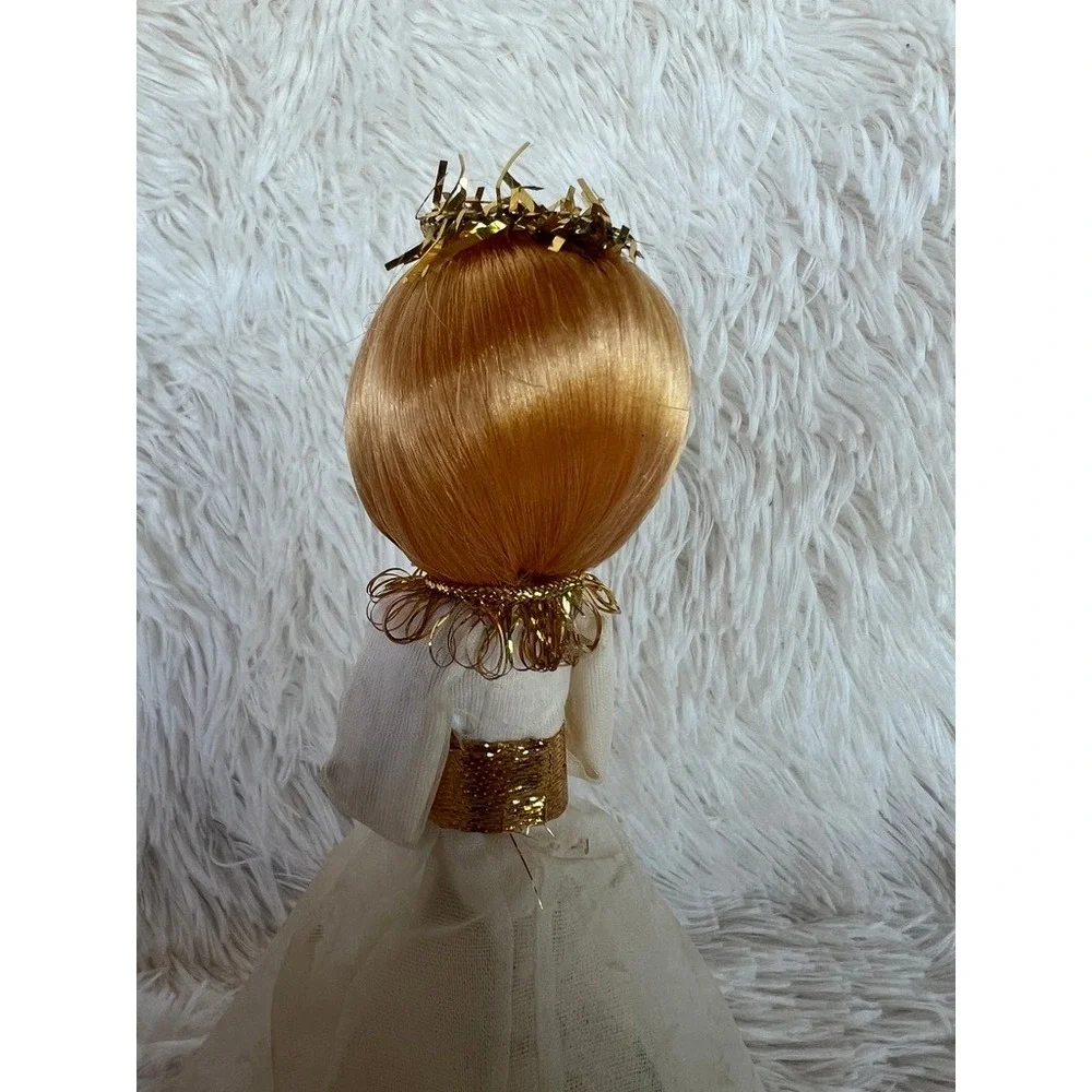 Vintage Christmas Angel Tree‎ Topper Doll MCM Sleepy Eye Kitsch Holiday Decor